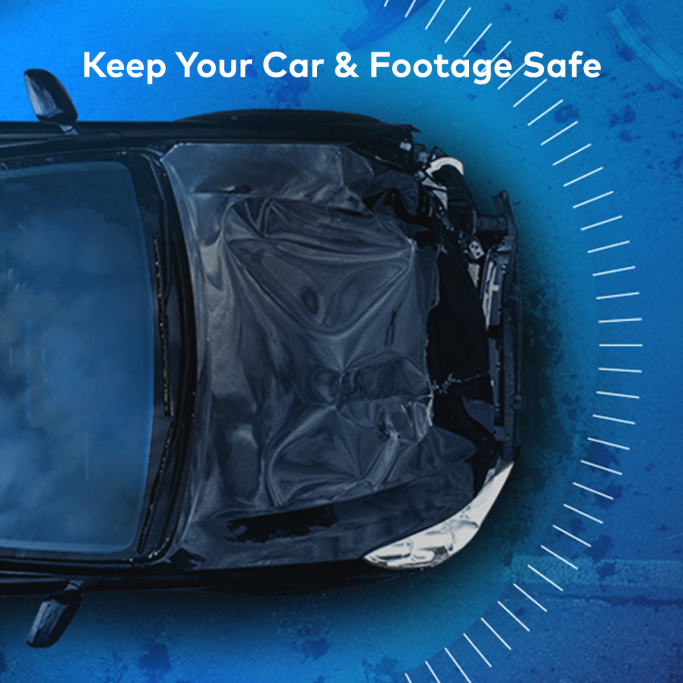 Compact Full-HD Dash Camera with 3.2″ IPS Screen and GPS Logger