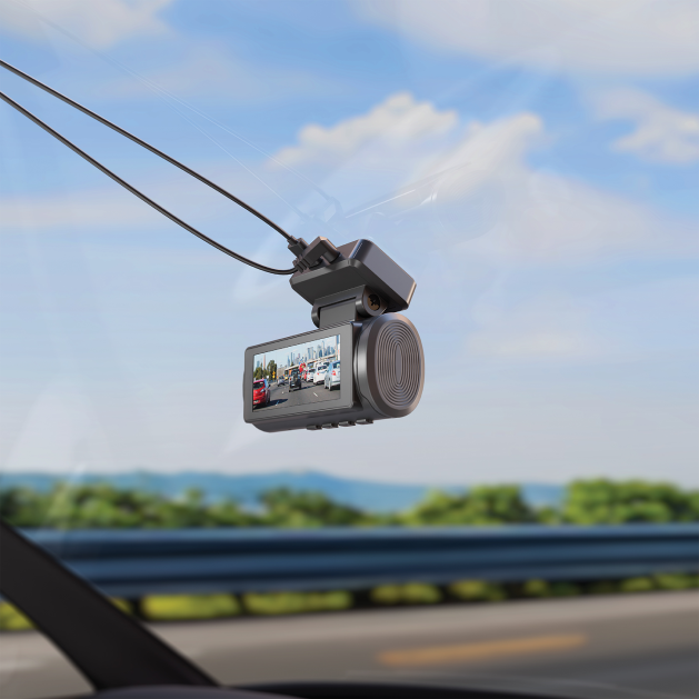 Dash Camera with front & rear recording plus GPS
